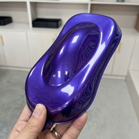 Cat Semprot Epoxy Polyester Berkilau Tinggi Warna Merah Candy untuk Mobil Motor, Hasil Akhir Metalik, Pemasok Cat Semprot Elektrostatik
