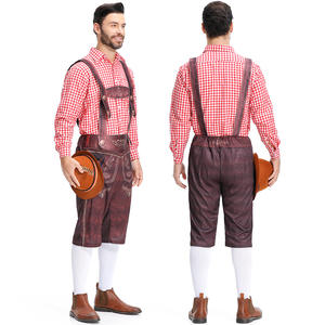 2 Pcs/Set Adulte Oktoberfest Lederhosen <span class=keywords><strong>Costume</strong></span> <span class=keywords><strong>Homme</strong></span> Bavarois Octoberfest Festival Allemand Bière <span class=keywords><strong>Homme</strong></span> Cosplay Halloween Party <span class=keywords><strong>Costume</strong></span> - Product Image 3
