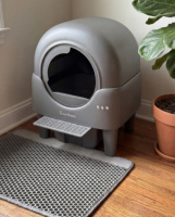 Nouvelle litière automatique intelligente et écologique pour chat avec grande capacité, auto-nettoyante, contrôle par application, contrôle des odeurs et design facile à nettoyer