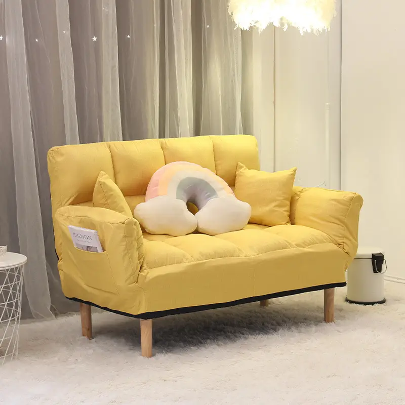 أريكة سرير قابلة للطي بسيطة باللون الرمادي لغرفة المعيشة من المنتجات الأعلى مبيعًا