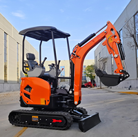 Mini-excavatrice sur chenilles 1,5T 1,8T 2T 2,5T 3T – Vente directe usine pour construction, agriculture, jardinage – Garantie