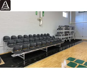 Usado assentos arquibancada arquibancada coberta ginásio indoor stand portátil