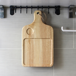 Planche à découper personnalisée en bambou ou en bois pour la cuisine, planche à découper en olivier, en acacia et en noyer avec poignée - Product Image 6