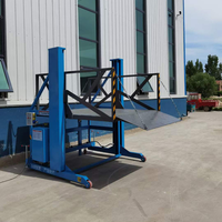 Plateforme de chargement mobile hydraulique à long plateau 1600x2600mm, élévateur de palettes 3 tonnes avec chaîne 1244