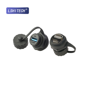 Đầu nối <span class=keywords><strong>USB</strong></span> 3.0 Lshitech loại cái, gắn trực tiếp trên bảng điều khiển, dùng cho ô tô, xe tải, thuyền, xe máy - Product Image 3