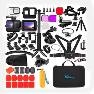 ชุดอุปกรณ์เสริมกล้องแอคชั่น Kitway สำหรับ GoPro Hero10 9 พร้อมขาตั้งกันน้ำ - Product Image 1