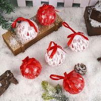 Ensemble de 6 boules de Noël de style nouveau pour décorations suspendues à l'arbre