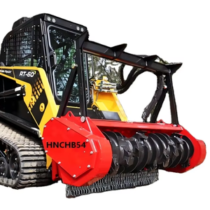 Excavator Mulcher Excavator Lawn Mower <b>Cutting</b> <b>Trees</b> <b>Machinery</b> Forestry Mulcher for Skid Steer 54inch 36pcs Blades - Product Image 1