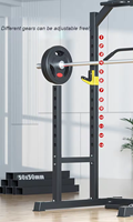 SP Commercial Power Rack En Acier Multi-fonctionnel Ménage Squat Cadre Portique Fitness Barbell Banc Smith Machine