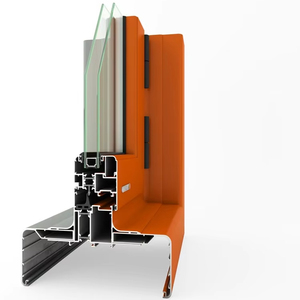 Porte fenêtre à coupe thermique en alliage d'aluminium de style pliant de haute qualité Fenêtres et système de porte haut de gamme - Product Image 1