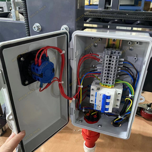 Caja de papel de cartón corrugado eléctrica completamente automática, caja de sellador de pegamento de cinta de cartón pequeña cónica, cierre superior, bebida de cinta - Product Image 2