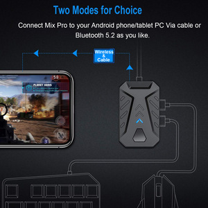 ชุดคีย์บอร์ดและเมาส์ไร้สาย Gamwing Mix Pro RGB 4 in 1 สำหรับเล่นเกมมือถือ - Product Image 2