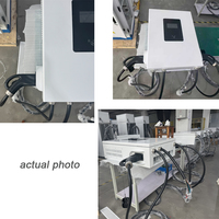 Chargeur mural DC haute efficacité, nouveau modèle 40 kW, 60 kW, 80 kW, double pistolet, logo personnalisé, double pistolet, carte RFID, application, chargeur rapide DC pour véhicules électriques