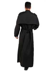 Disfraz Medieval de Sacerdote Negro para Adultos, Disfraz de Pascua, Disfraz de Televisión y Cine, Traje de Actuación Escénica de Poliéster - Product Image 2