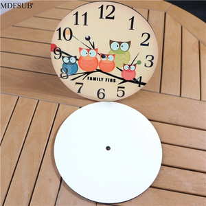 <span class=keywords><strong>Orologio</strong></span> <span class=keywords><strong>da</strong></span> <span class=keywords><strong>Parete</strong></span> in MDF per Sublimazione, Spessore 5mm, Analogico al Quarzo, 17cm, Ecologico, Bianco Lucido, Pronto per Stampa a Caldo - Product Image 6
