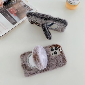 Custodia per Telefono in Pelliccia a Specchio per <span class=keywords><strong>iPhone</strong></span> 14 13 12 Pro Max XS XR X, <span class=keywords><strong>Cover</strong></span> Calda e Soffice per <span class=keywords><strong>iPhone</strong></span> <span class=keywords><strong>6</strong></span> 6S 7 8 <span class=keywords><strong>Plus</strong></span> SE2 - Product Image 5