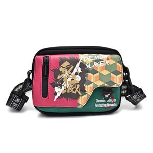 Nouveau Sac Anime Tendance Style Sportif 8 Designs Luffy Démon <span class=keywords><strong>Kakashi</strong></span> Sac Bandoulière Croisé Téléphone Portable Oxford - Product Image 4