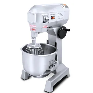 Planetary Cake Mixer and Food Mixer Electric Motor Hot Product 2020 Stainless Steel 7L 10L 20L 30L 40L 50L 60L B20g Provided 1KW