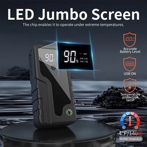 <span class=keywords><strong>D</strong></span>émarreur de voiture portable 4 en 1 12V, 600A de crête, <span class=keywords><strong>batterie</strong></span> au lithium 10000mAh, booster avec lampe torche LED, banque <span class=keywords><strong>d</strong></span>'alimentation, <span class=keywords><strong>d</strong></span>émarrage <span class=keywords><strong>d</strong></span>'urgence - Product Image 3