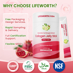 LIFEWORTH Collagène Marin Sans Sucre en Bâtonnets de Gelée pour le Soutien Immunitaire et un Vieillissement Sain - Product Image 5