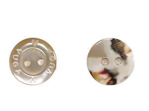 Custom Resin Pearl Finish Round Flatback <b>Buttons</b> 2 Hole Sewing <b>Buttons</b> for Men and Children Clothing - Product Image 1