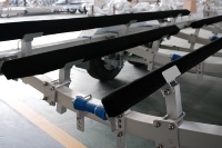 Remorque de transport en aluminium à double essieu Hyroad 8595x2480x1358mm, capacité de charge de 3500 kg, pour le transport de navires maritimes
