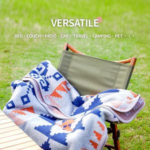 <span class=keywords><strong>Merino</strong></span> len trại chăn ấm dày có thể giặt lớn cắm trại ngoài trời ngủ ném chăn Tất cả thời tiết - Product Image 2