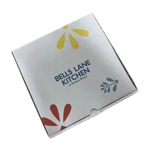 White card box pizza box professional low-cost production customizable size LOGO support customized customer information