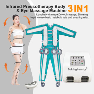 Máquina de Masaje de Drenaje Linfático por Presoterapia de Infrarrojos Lejanos, con 24 Cámaras de Presión de Aire <span class=keywords><strong>para</strong></span> <span class=keywords><strong>Piernas</strong></span> y Abdomen, <span class=keywords><strong>la</strong></span> Más Vendida - Product Image 3