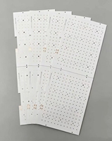 Carte de circuit imprimé en aluminium LED MCPCB, OEM personnalisé, substrat en aluminium FR4 pour panneau lumineux LED, carte de circuit imprimé OEM