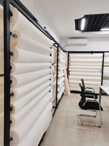 Dentelle florale colorée élégante, magnifique tissu brodé, dentelle florale, textile de créateur, mode dentelle - Product Image 5