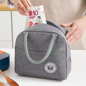 HANFEIZI Cationic Fabric Insulated Bento <strong>Bag</strong> Thermal Cooler Food Containers <strong>Lunch</strong> Tote <strong>Bag</strong> <strong>for</strong> <strong>Work</strong> - Product Image 4