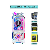 Machine de jeu à monnayeur pour la remise de prix, machine de jeu de roue tournante d'arcade intérieure pour centre de divertissement et centre commercial