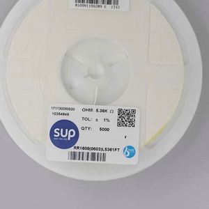 Bulk Discount RR1608 0603L5361FT 0603 1608 Resistors Chip Resistors SMD Resistors 5.36Kohm 1% 1/10W Thick Film Resistor - Product Image 1