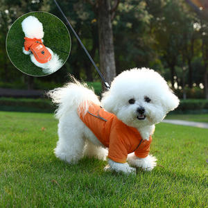 लक्जरी डिजाइनर छोटे मध्यम कुत्तों के लिए सर्दियों के पालतू वस्त्र मोटे गर्म पॉलिएस्टर प्यारा पोर्टेबल कुत्ते के लिए - Product Image 1