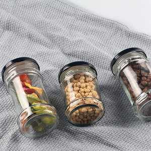 โถแก้วขนาด8ออนซ์200มล. ภาชนะเก็บอาหารเปล่าสำหรับใส่เครื่องเทศผงพริกเหลวน้ำผึ้งดองลูกกวาด - Product Image 4