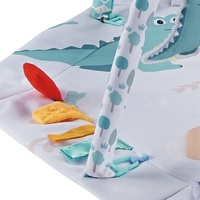 Tapis d'éveil hexagonal Montessori pour bébé avec barre de fitness et jeu sensoriel animaux, directement de l'usine Crystal Factory
