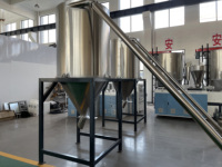 Ligne de production d'extrudeuse de plastique monovis granuleuse automatique granulateur pour bouteilles sacs en plastique