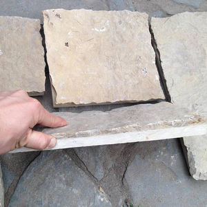 Pietra da parete in pietra di calce naturale Beige di colore misto - Product Image 3