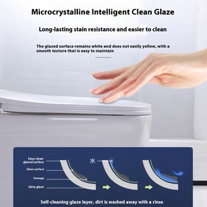 Moderno piccolo ad alta temperatura sanitari all'ingrosso di un pezzo wc per alberghi ville <span class=keywords><strong>nuovi</strong></span> <span class=keywords><strong>bagni</strong></span> in ceramica Super vortice - Product Image 2