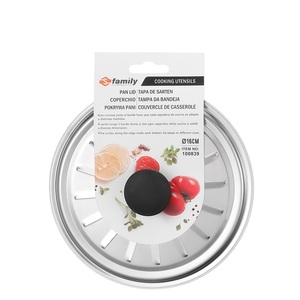 Couvercle de <span class=keywords><strong>pot</strong></span> maximal en acier inoxydable 410 de <span class=keywords><strong>couleur</strong></span> naturelle requis dans un couvercle de <span class=keywords><strong>pot</strong></span> d'ustensiles de cuisine en métal de 34cm pour restaurant à la maison - Product Image 3