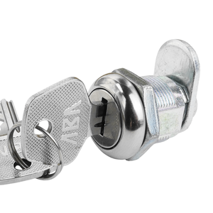 Serrure à came économique pour boîte à outils, entraxe 50 mm, nickelée, pour boîte à outils, boîte aux lettres, armoire de rangement, achat en gros disponible - Product Image 1