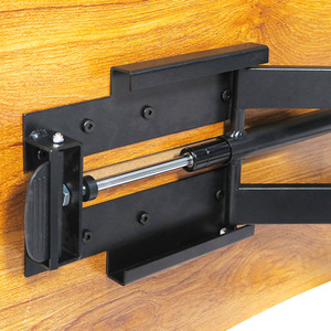 Escritorio DE OFICINA DE MADERA moderno, banco de trabajo plegable para ordenador con estante elevador, mesa elevadora portátil de pie, banco de trabajo de estación móvil - Product Image 3