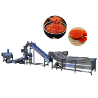 Industriële Tomatensaus Productielijn Tinpasta Verwerkingsmachine
