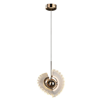 Luminaire suspendu créatif personnalisé de style postmoderne, en alliage d'aluminium européen, pour escalier en spirale, villa, lampe de chevet LED