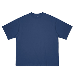 T-shirt en coton 100% uni avec logo personnalisé, t-shirts à manches courtes de haute qualité pour hommes, vente en gros - Product Image 2