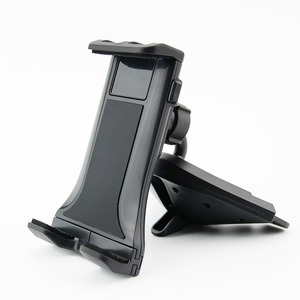 Support de voiture à gravité réglable en hauteur pour tableau de bord, en plastique, pour téléphone et tablette de 4 à 12 pouces, universel, à fixer dans le lecteur CD - Product Image 4