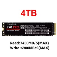 SSD de jeu haute vitesse 990 PRO PCIe 4.0 NVMe 4.0 M.2 2280 1TB 2TB 4TB SSD interne à semi-conducteurs pour ordinateur portable PC PS4