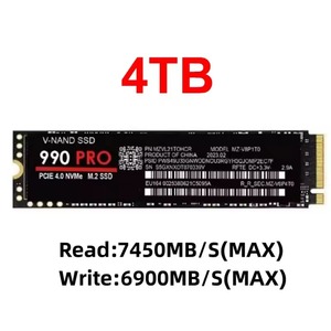 SSD de jeu haute vitesse <span class=keywords><strong>990</strong></span> <span class=keywords><strong>PRO</strong></span> PCIe 4.0 NVMe 4.0 M.2 2280 1TB 2TB 4TB SSD interne à semi-conducteurs pour ordinateur portable PC PS4 - Product Image 5