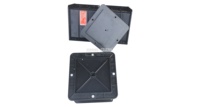 Molde de Compresión Desmontable para Cilindros de Hormigón 150x150x150mm, Molde de Plástico para Bloques de Hormigón, Uso en Laboratorio, 24 piezas/caja